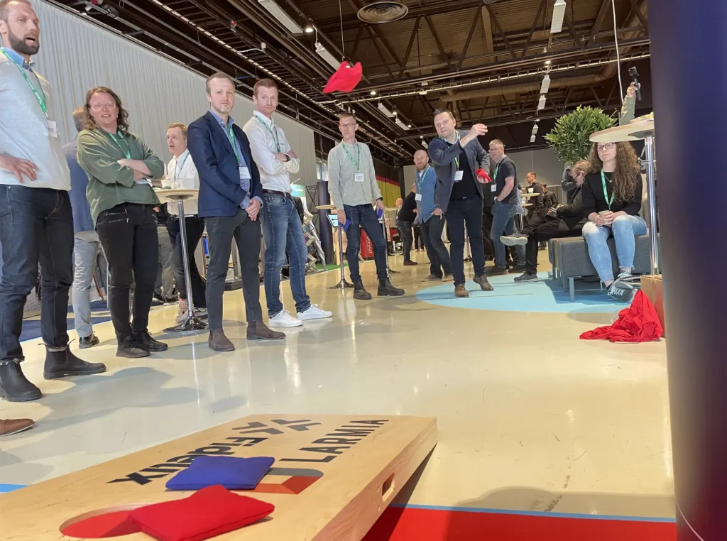 Cornhole med egen design tryck logotyp