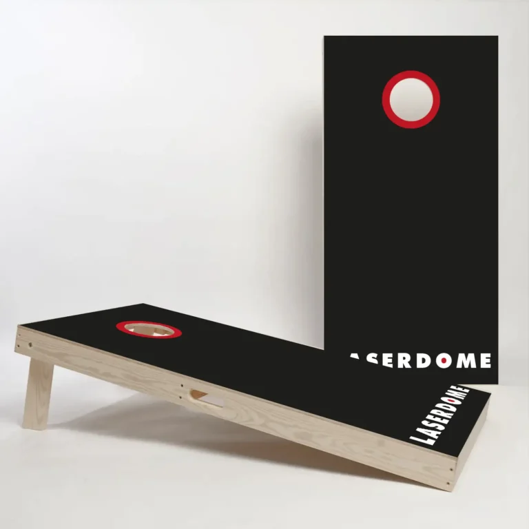 Cornhole med egen design och logotyp-Laserdome