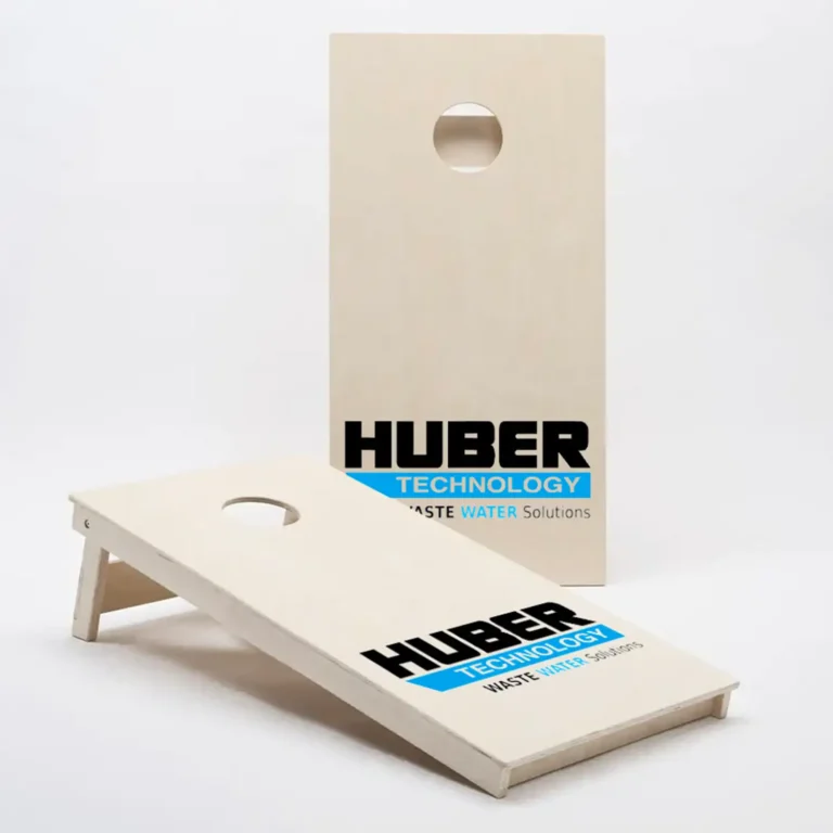 Cornhole med egen design custom - Huber technology